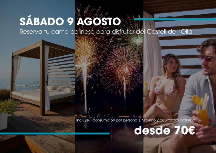 Balinese Beds – Castell de la Olla – August 9 Cap Negret Hotel Altea, Alicante Balinese Beds – Castell de la Olla – August 9 Cap Negret Hotel Altea, Alicante