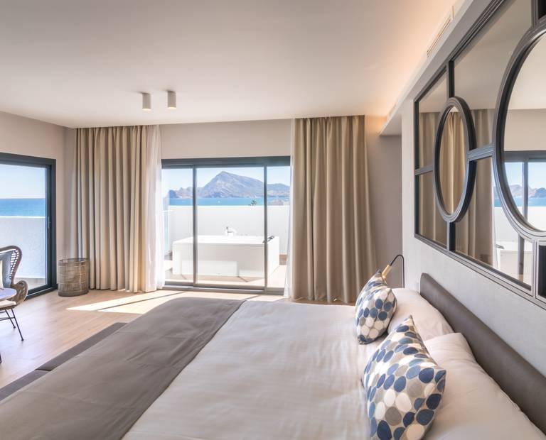 Junior suite mediterránea Cap Negret Hotel Altea, Alicante