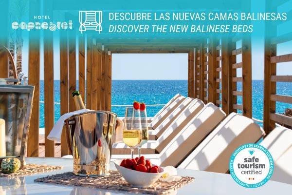 Discover the new balinese beds Cap Negret Hotel Altea, Alicante