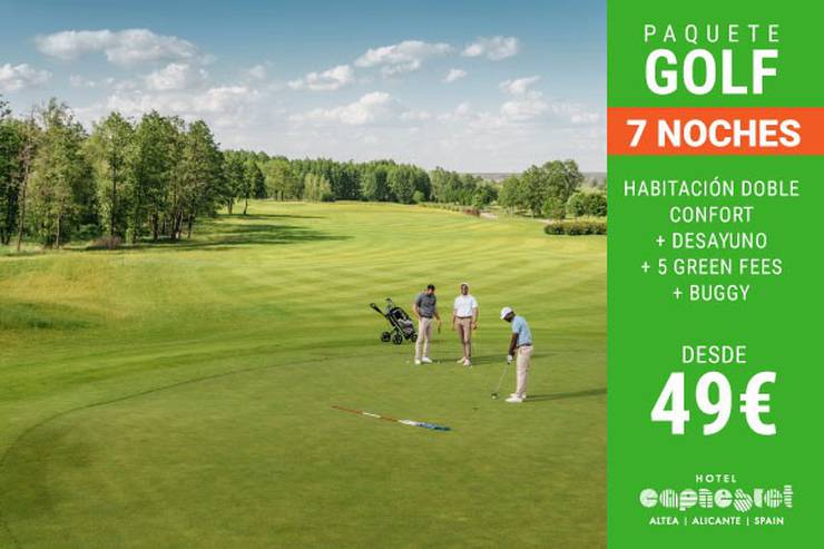 Experiencia golf 7 noches cap negret hotel altea, alicante Experiencia golf 7 noches cap negret hotel altea, alicante