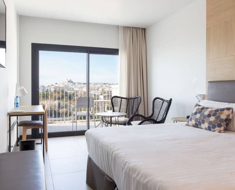 Aitana terrace deluxe room Cap Negret Hotel Altea, Alicante