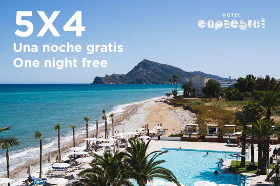 One night free Cap Negret Hotel Altea, Alicante