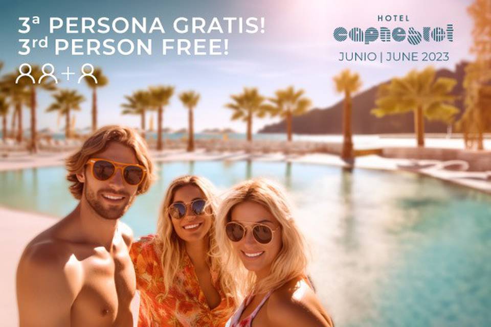 Get third person free Cap Negret Hotel Altea, Alicante
