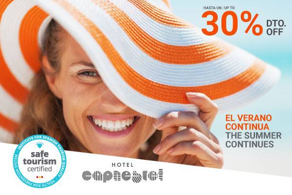 The summer continues. 360 sunny days. cap negret hotel altea, alicante The summer continues. 360 sunny days. cap negret hotel altea, alicante