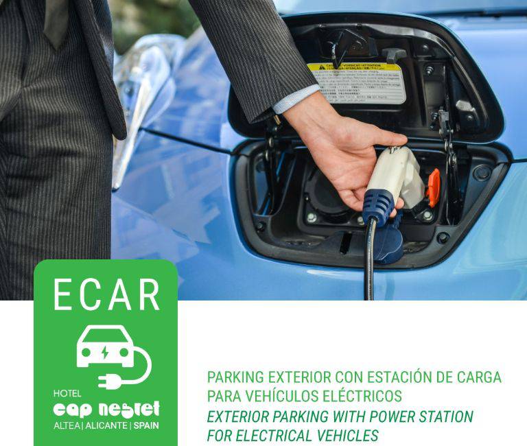Electric charging Cap Negret Hotel Altea, Alicante